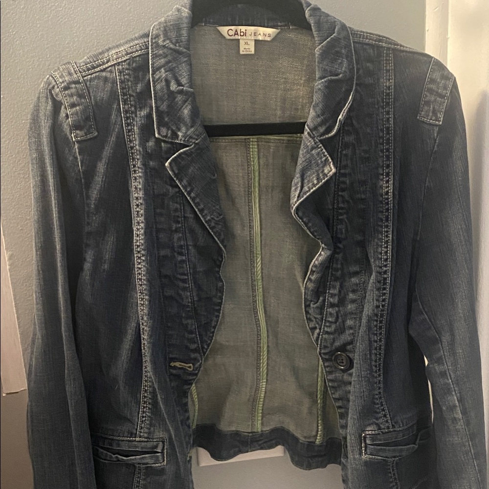 Cabi Jeans Women's Dark Blue Jean Jacket